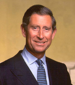 HRH Prince Charles of Wales, britischer Thronfolger, erhielt am 9. September 1995 für seine Städtebauinitiavtive 